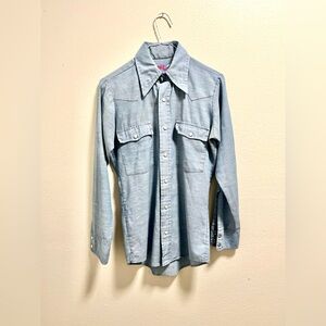 Vintage Wrangler Chambray Shirt